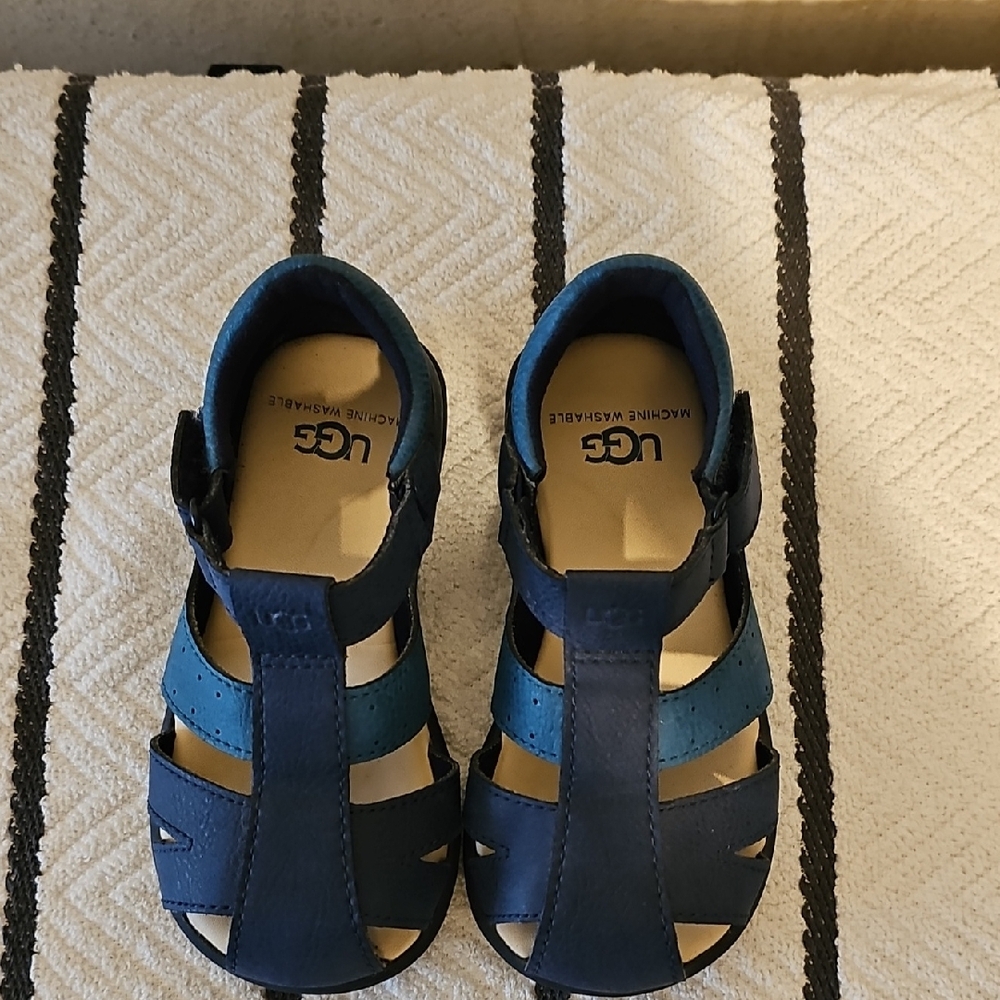 UGG Blue Fisherman Sandals Breathable Design